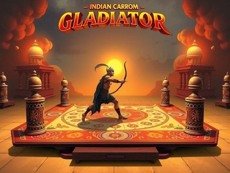Indian Carrom Gladiator Game Screen
